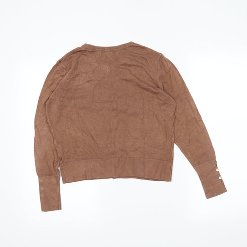 Primark Womens Brown   Cardigan Jumper Size M