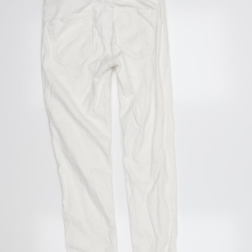 molly  Womens White   Skinny Jeans Size M L20 in