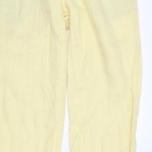 FREEMAN T. PORTER Womens Yellow   Trousers  Size 28 in L32 in
