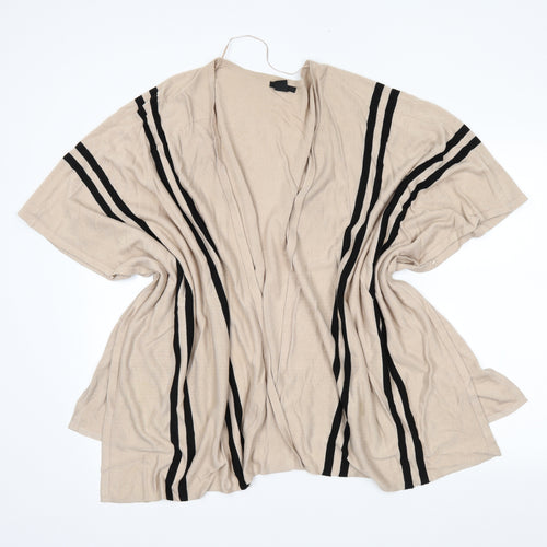H&M Womens Brown Striped  Wrap Jumper One Size