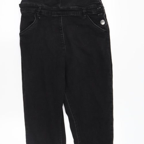 Joe Browns Womens Black   Dungaree One-Piece Size 12 L30 in