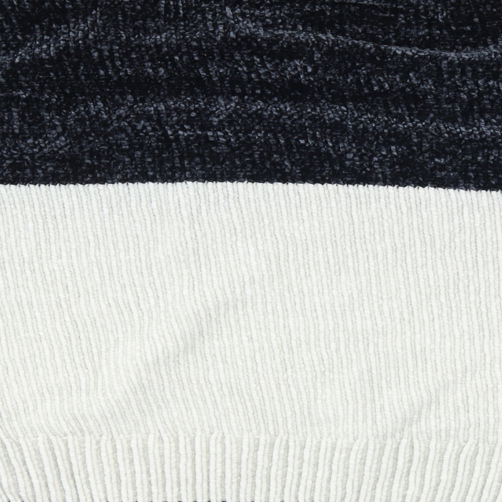 George Womens Blue Striped  Pullover Jumper Size 22