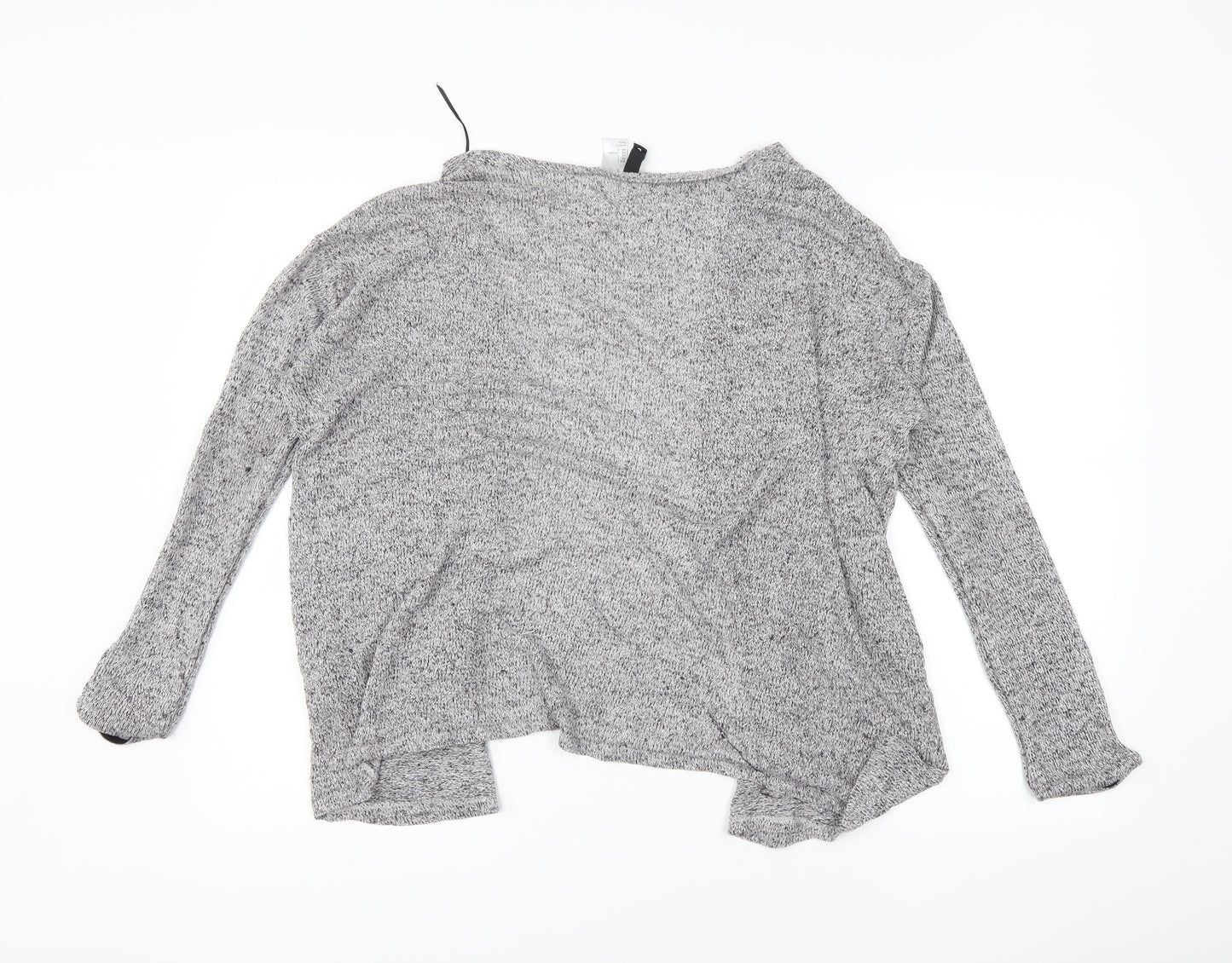 H&M Womens Grey   Cardigan Jumper Size L