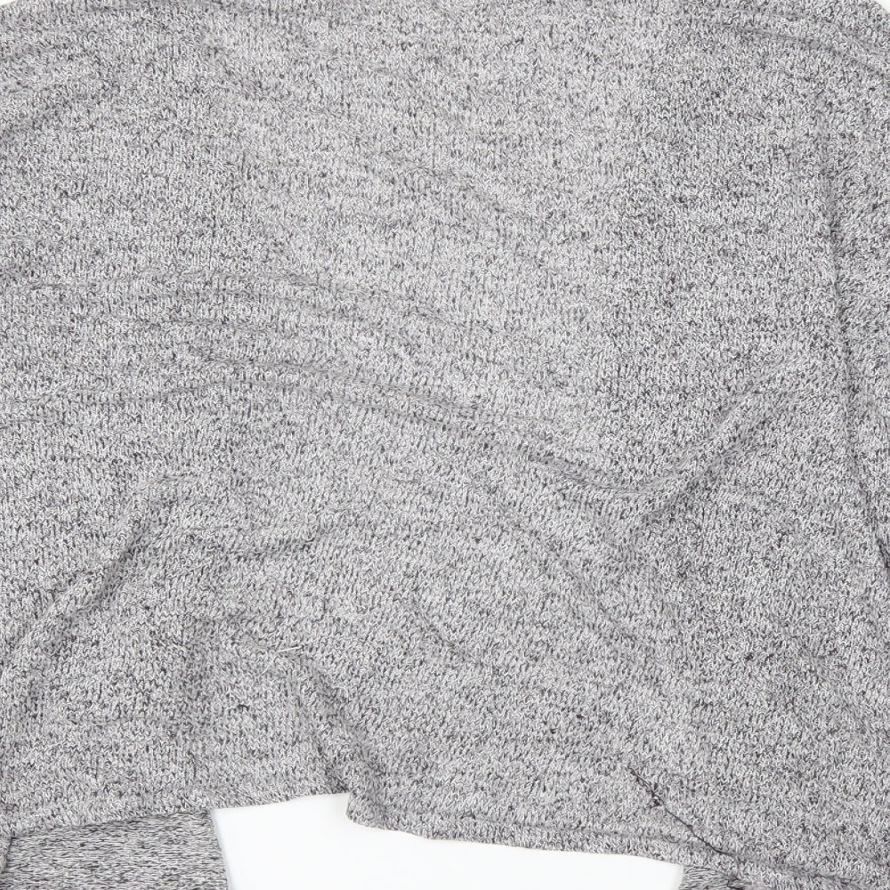H&M Womens Grey   Cardigan Jumper Size L
