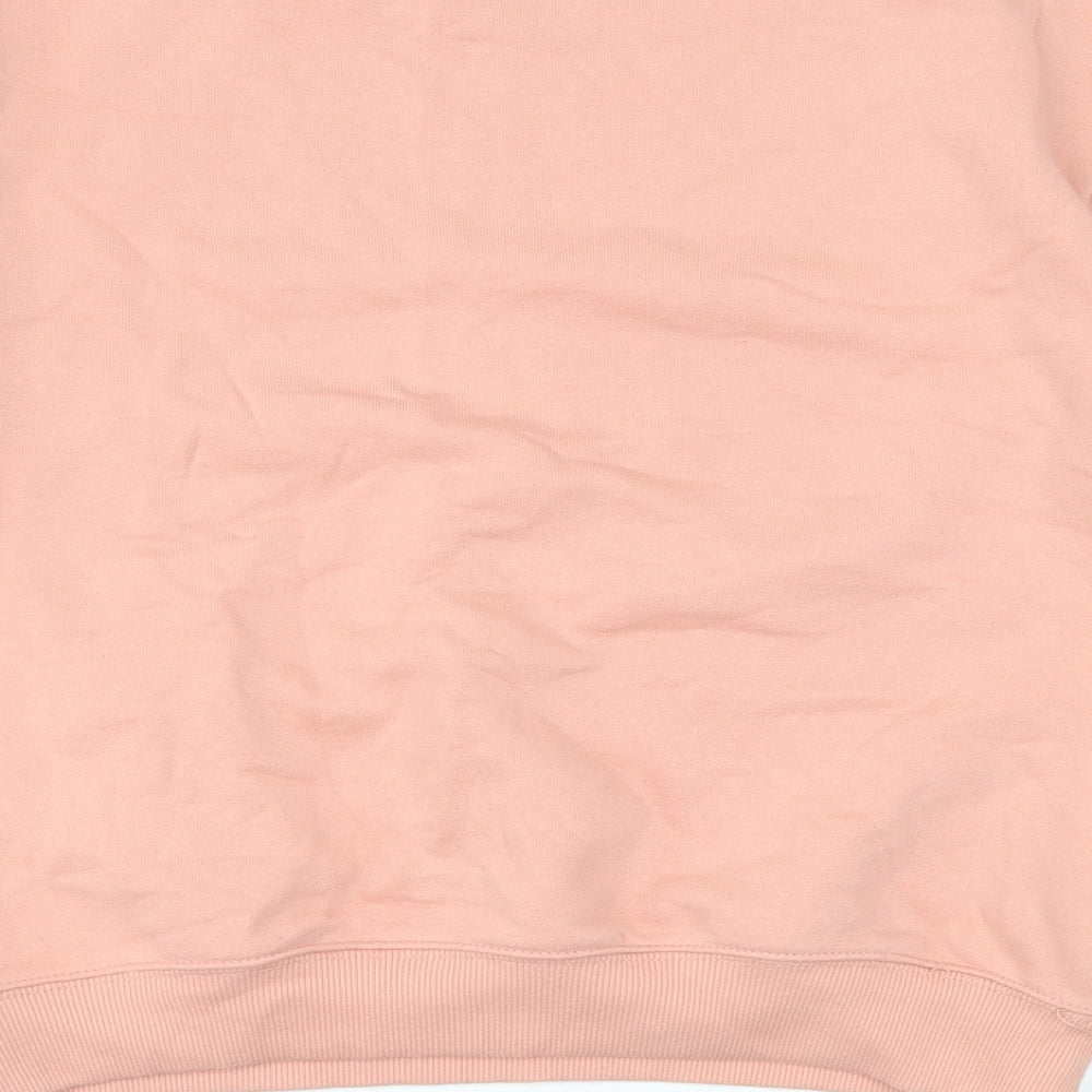 H&M Womens Pink   Pullover Sweatshirt Size XS