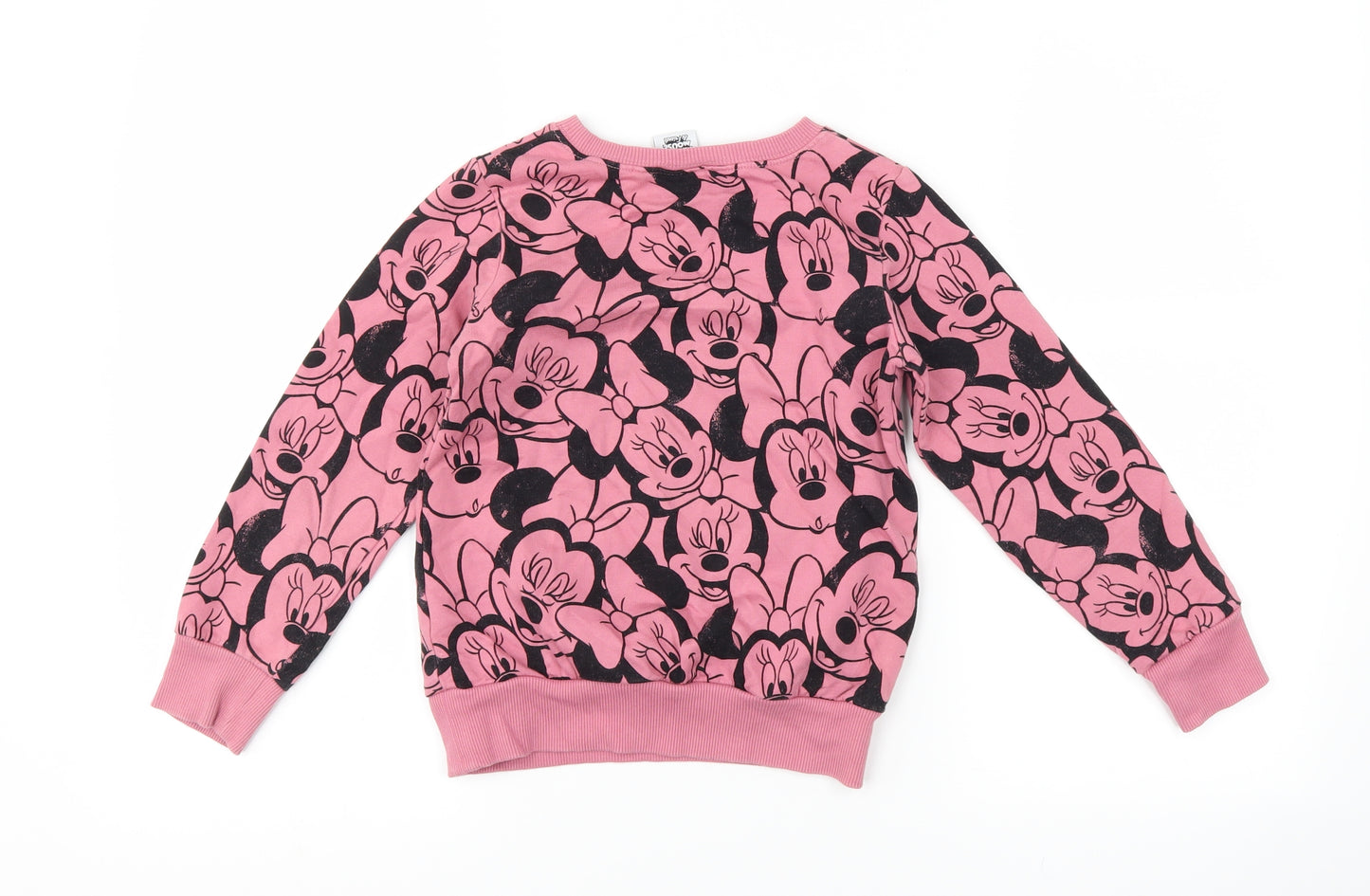 NEXT Girls Pink   Pullover Sweatshirt Size 6 Years  - Disney Minnie Mouse