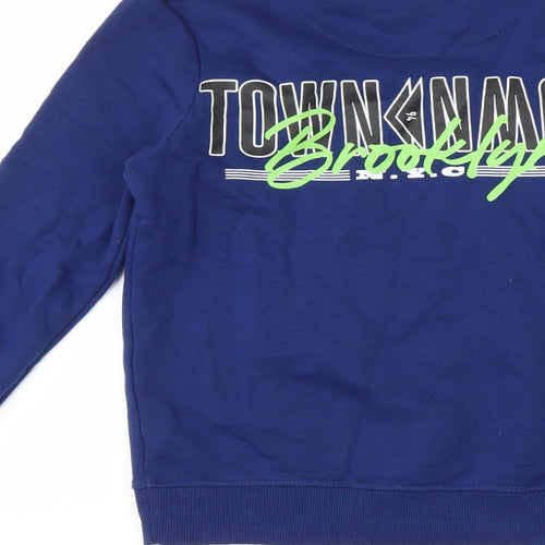 F&F Boys Blue   Pullover Sweatshirt Size 8-9 Years  - Graphic