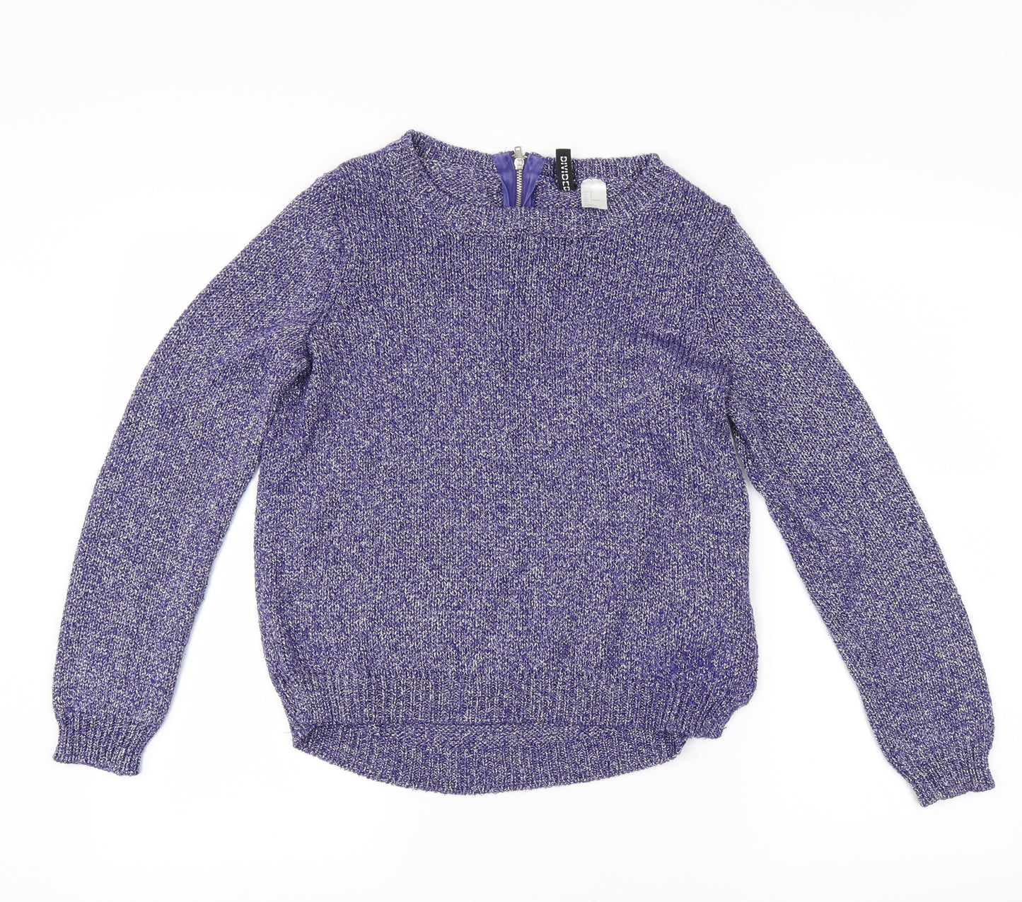 H&M Womens Blue   Pullover Jumper Size 10