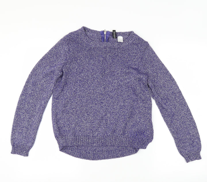 H&M Womens Blue   Pullover Jumper Size 10