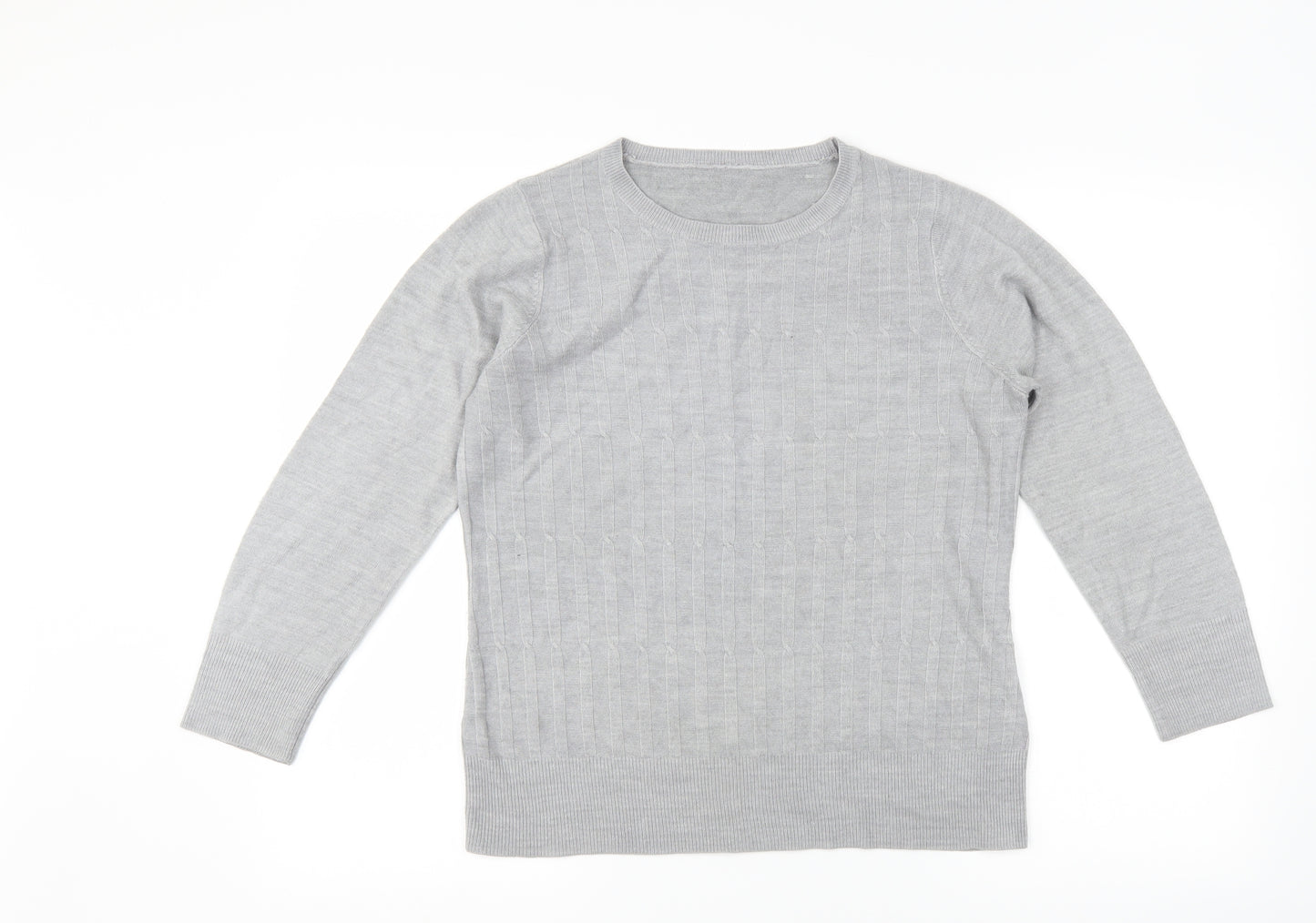 TU Womens Grey   Pullover Jumper Size 12