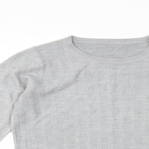 TU Womens Grey   Pullover Jumper Size 12