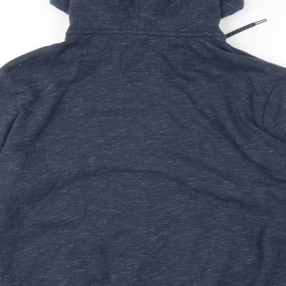 Superdry Mens Blue   Full Zip Hoodie Size 2XL