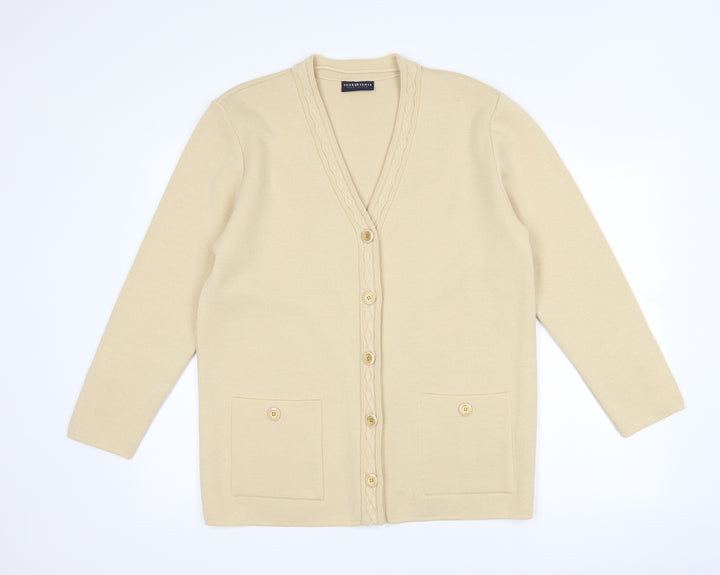 Canada Womens Beige Jacket Coatigan Size M