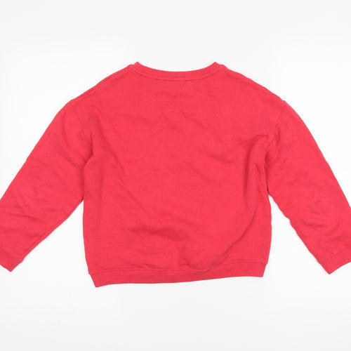 NEXT Girls Pink   Pullover Sweatshirt Size 10 Years  - Believe in Magic