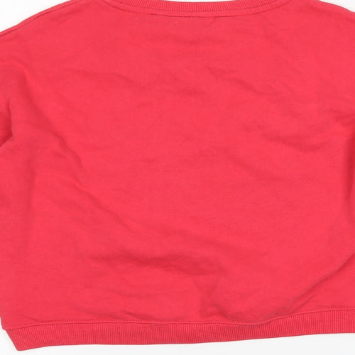 NEXT Girls Pink   Pullover Sweatshirt Size 10 Years  - Believe in Magic