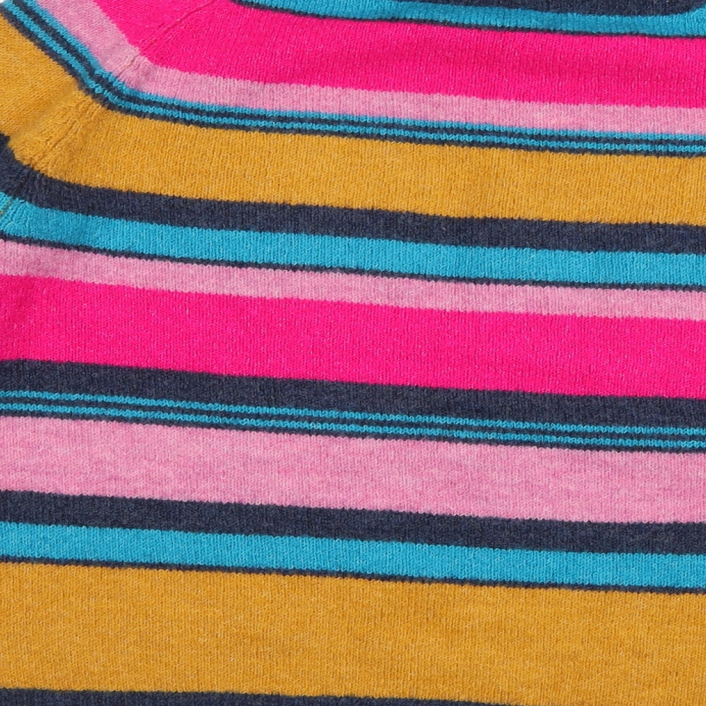 TU Womens Pink Striped  Pullover Jumper Size 14