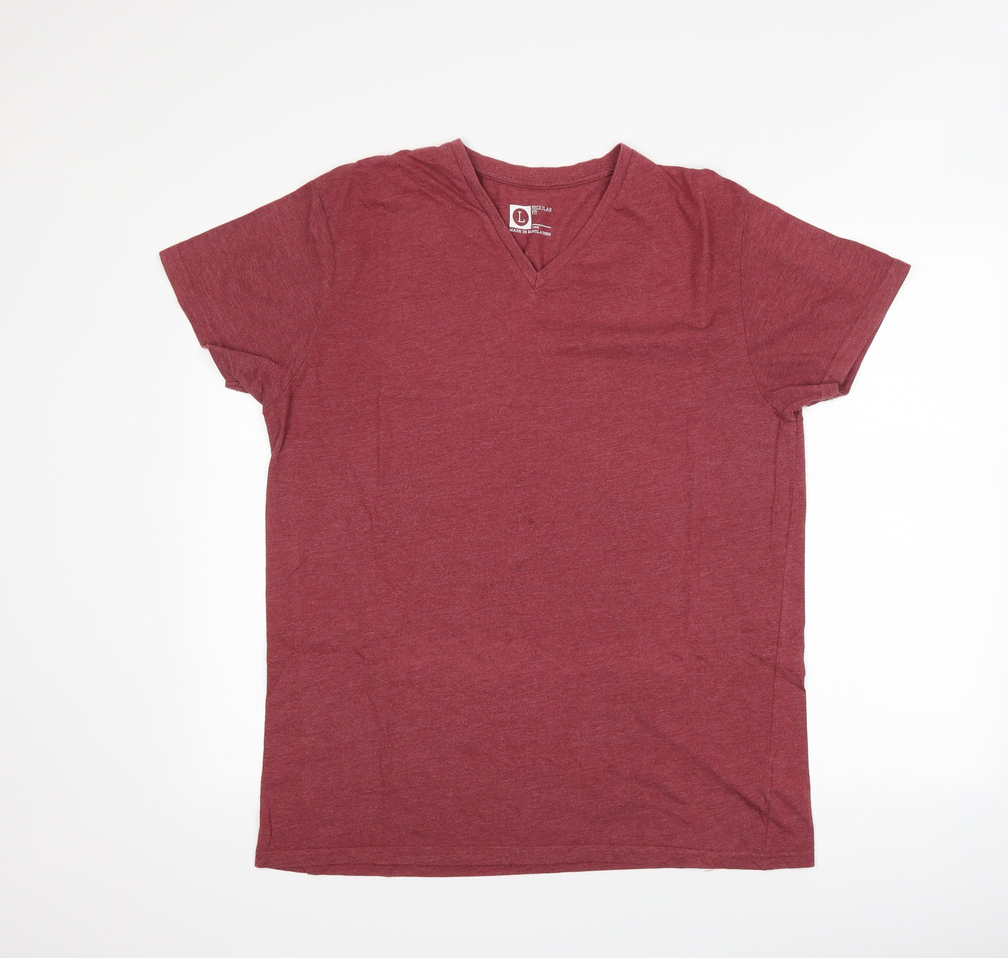 Cedar Wood State Mens Purple    T-Shirt Size L