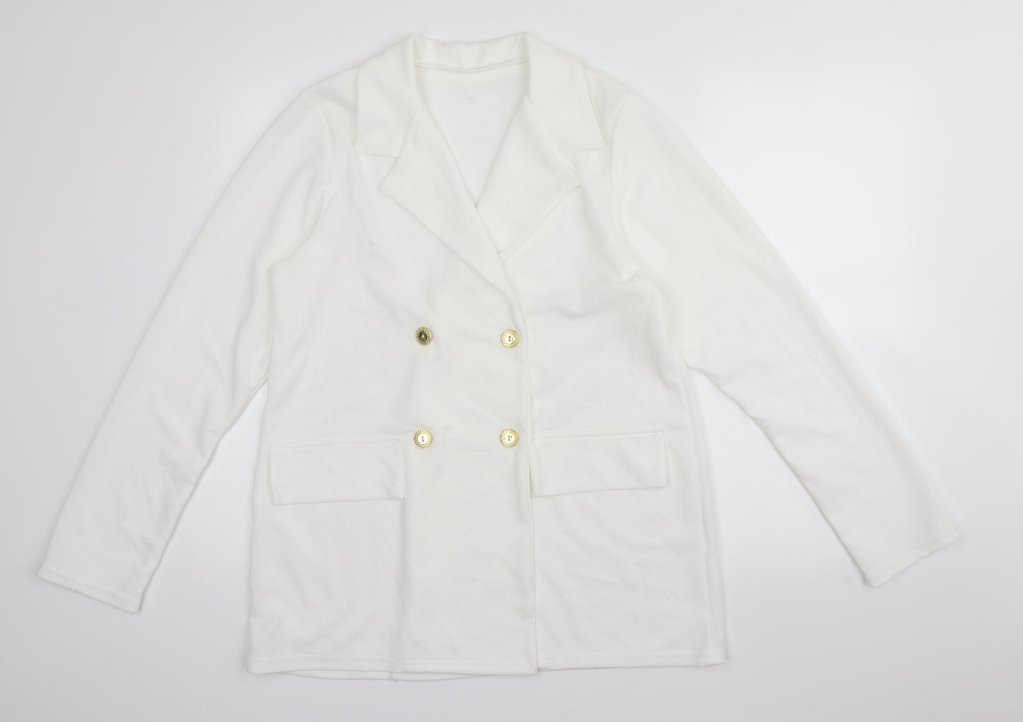 Preworn Womens White    Jacket Size M  - lightweight