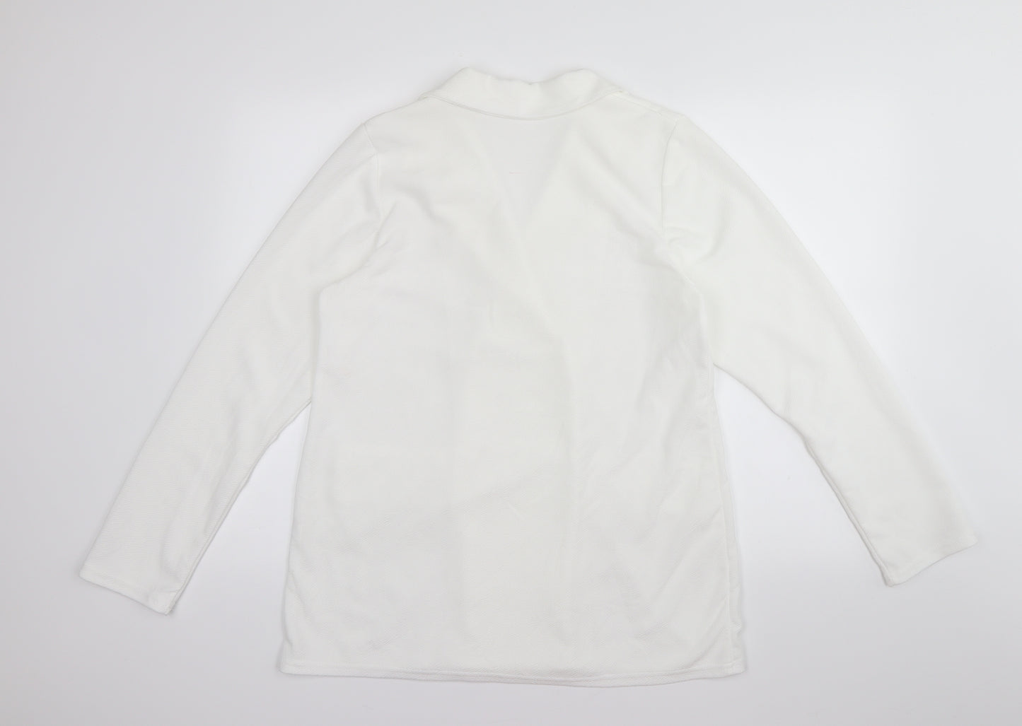 Preworn Womens White    Jacket Size M  - lightweight