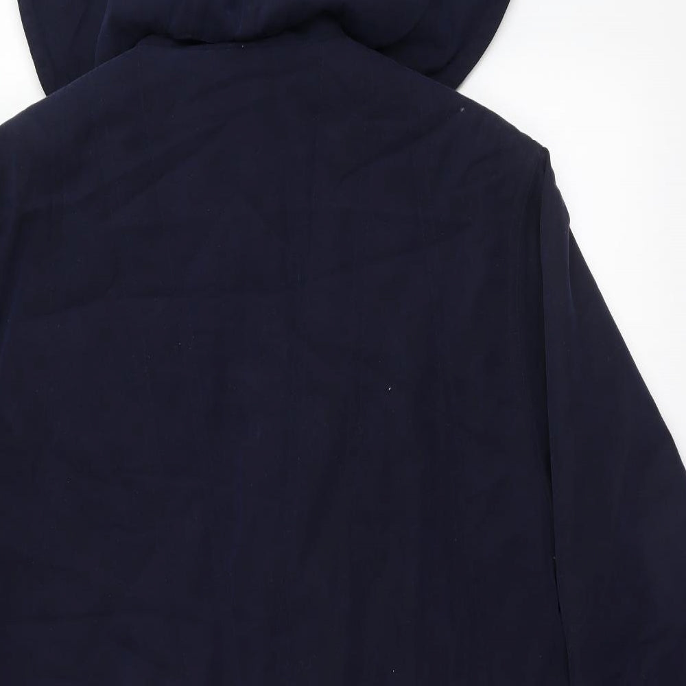 dannimac Womens Blue   Anorak Coat Size XL  - button and zip fastening