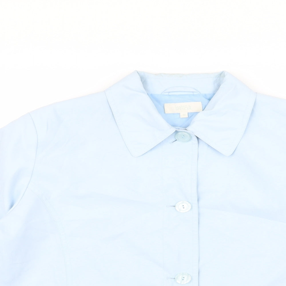 Marks and Spencer Womens Blue   Jacket  Size 20  - zip pockets