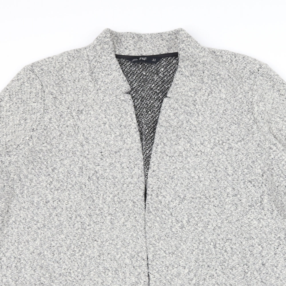 F&F Womens Grey   Cardigan Jumper Size 16