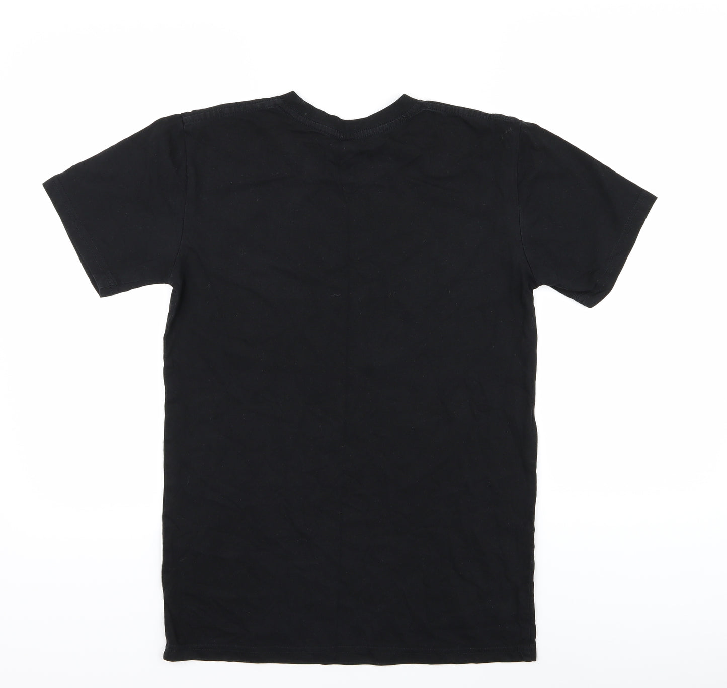 AS Colour Womens Black   Basic T-Shirt Size S  - Moon and Stars
