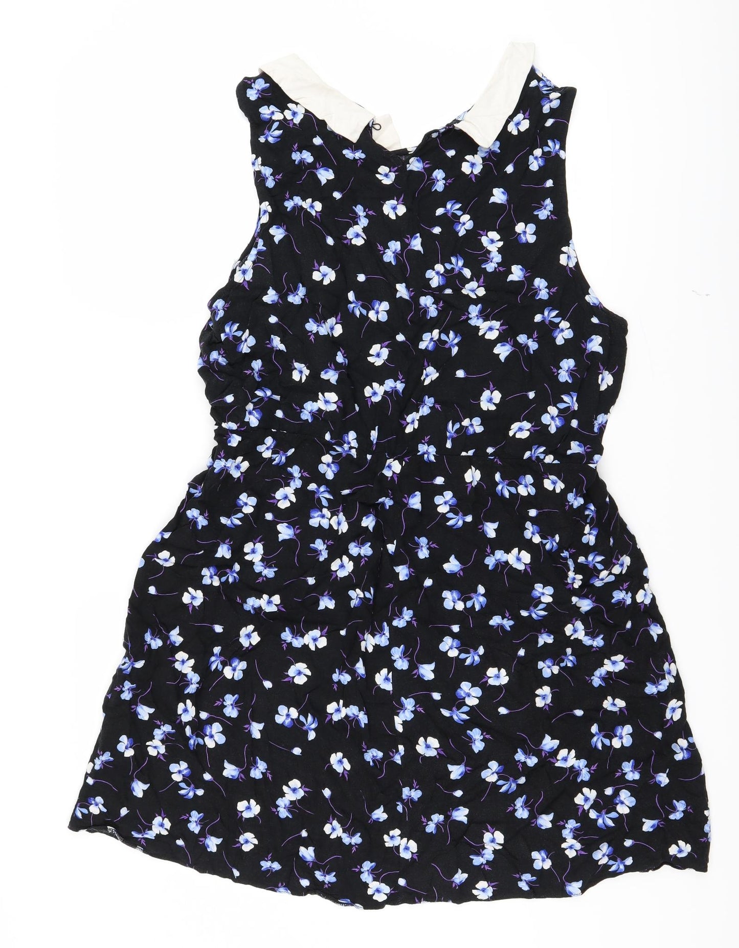 Yours Womens Black Floral  Fit & Flare  Size 22