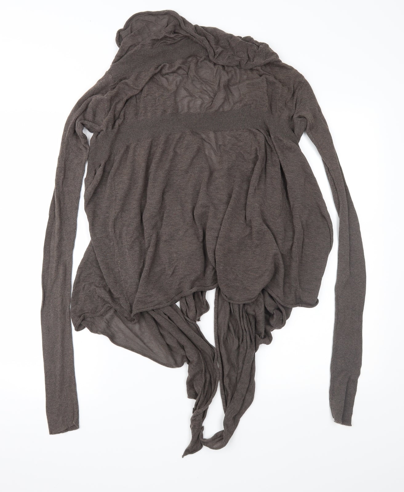 AllSaints Womens Brown  Knit Cardigan Jumper Size 12