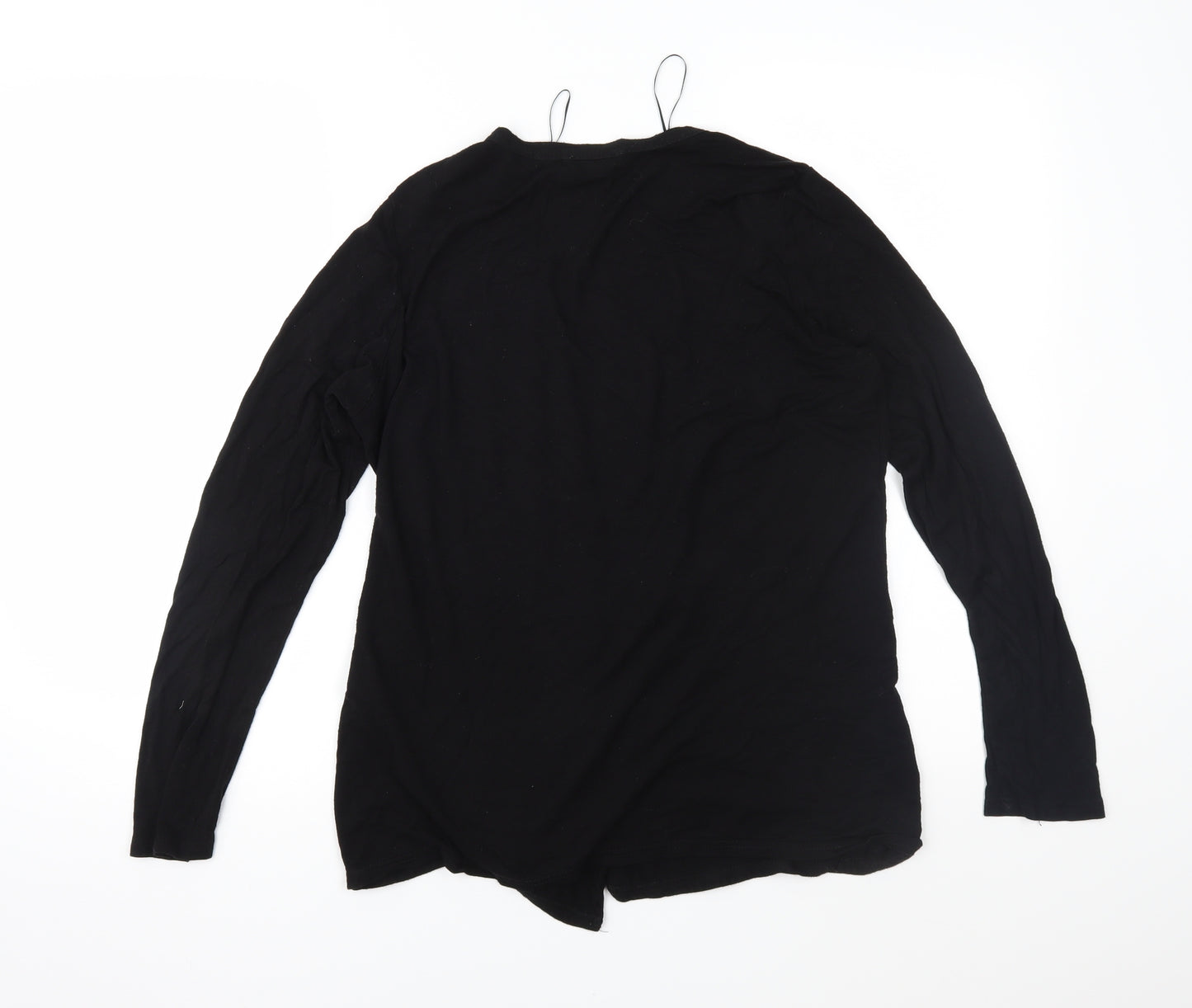 New Look Womens Black  Knit Cardigan Jumper Size 16