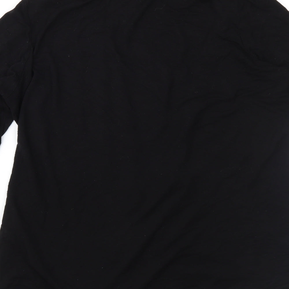 New Look Womens Black  Knit Cardigan Jumper Size 16