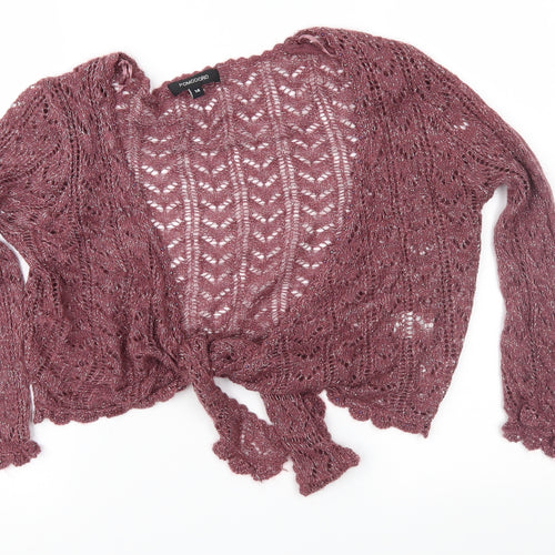 Pomodoro Womens Purple  Knit Cardigan Jumper Size 14