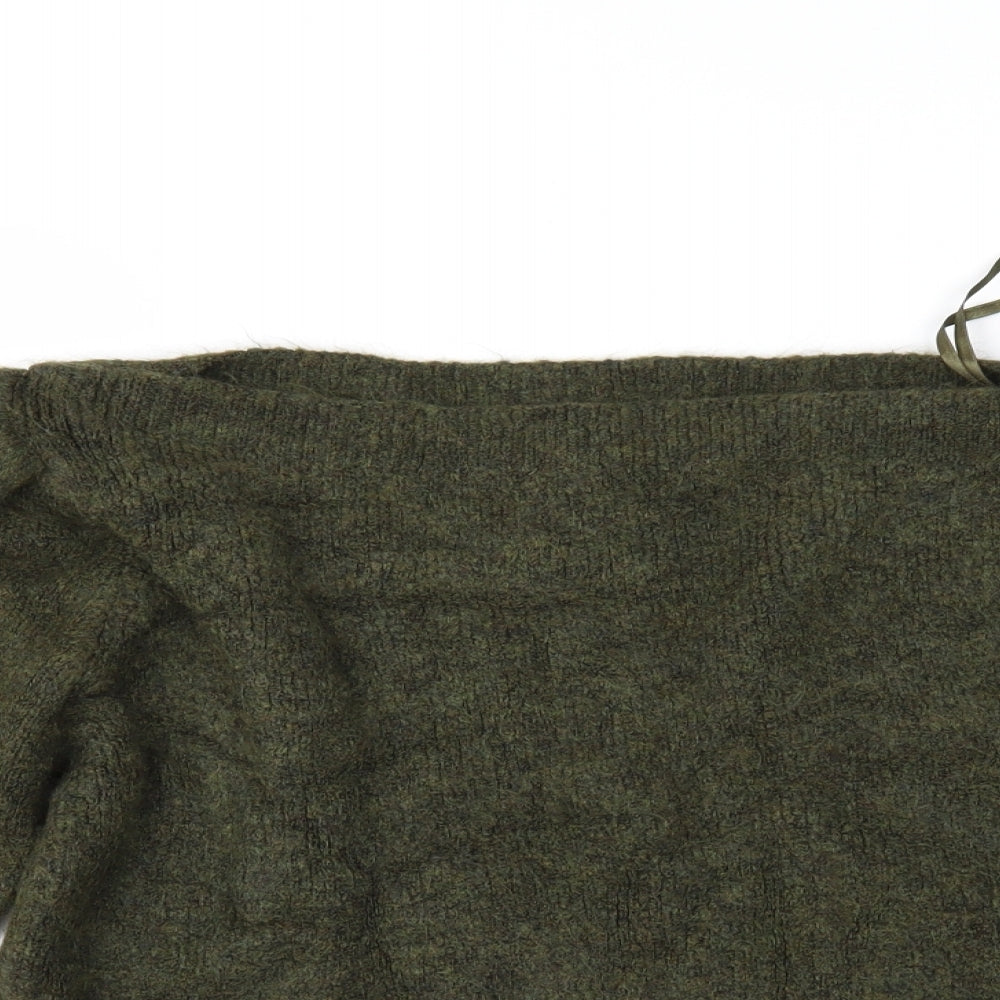 Primark Womens Green  Knit Pullover Jumper Size L