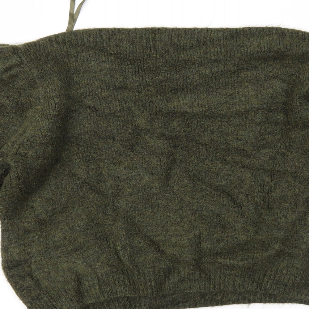 Primark Womens Green  Knit Pullover Jumper Size L