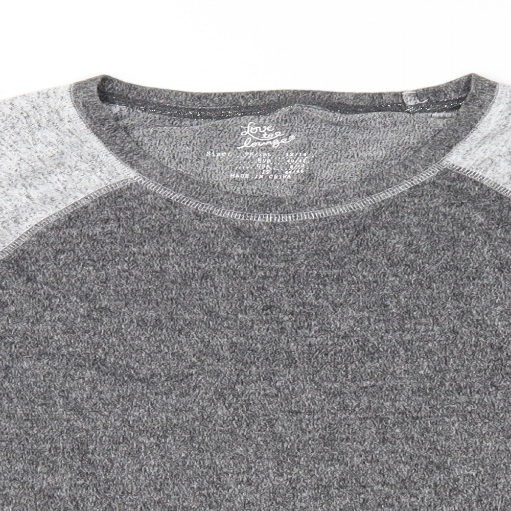 Love to Lounge Womens Grey   Top Pyjama Top Size 12