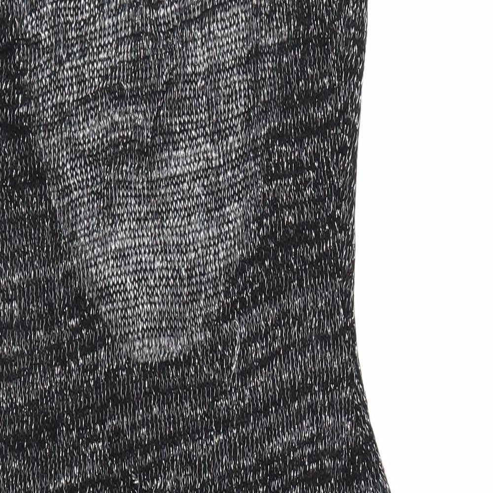 Preworn Womens Black  Knit Slip Dress  Size S