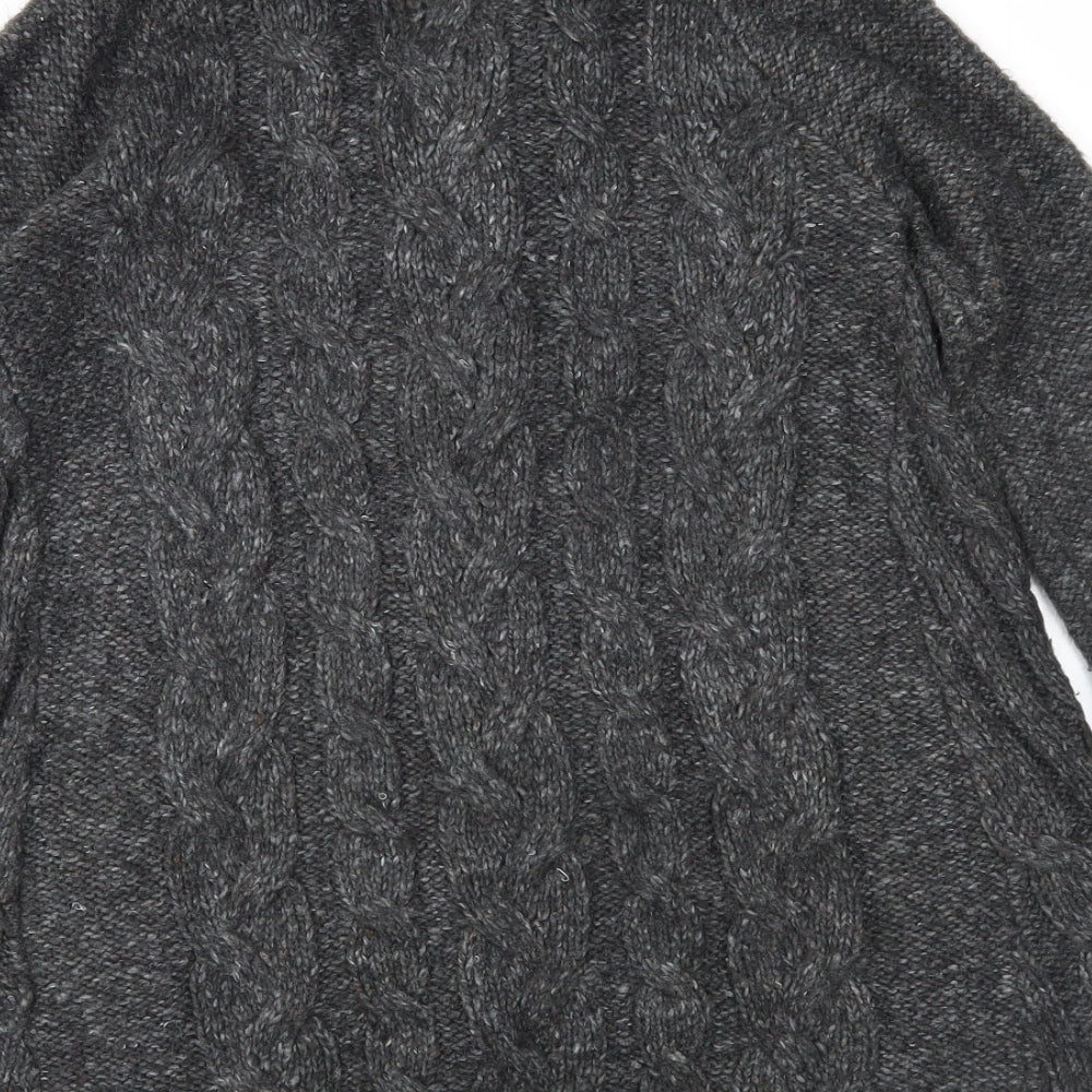 NEXT Womens Grey  Knit Cardigan Jumper Size S