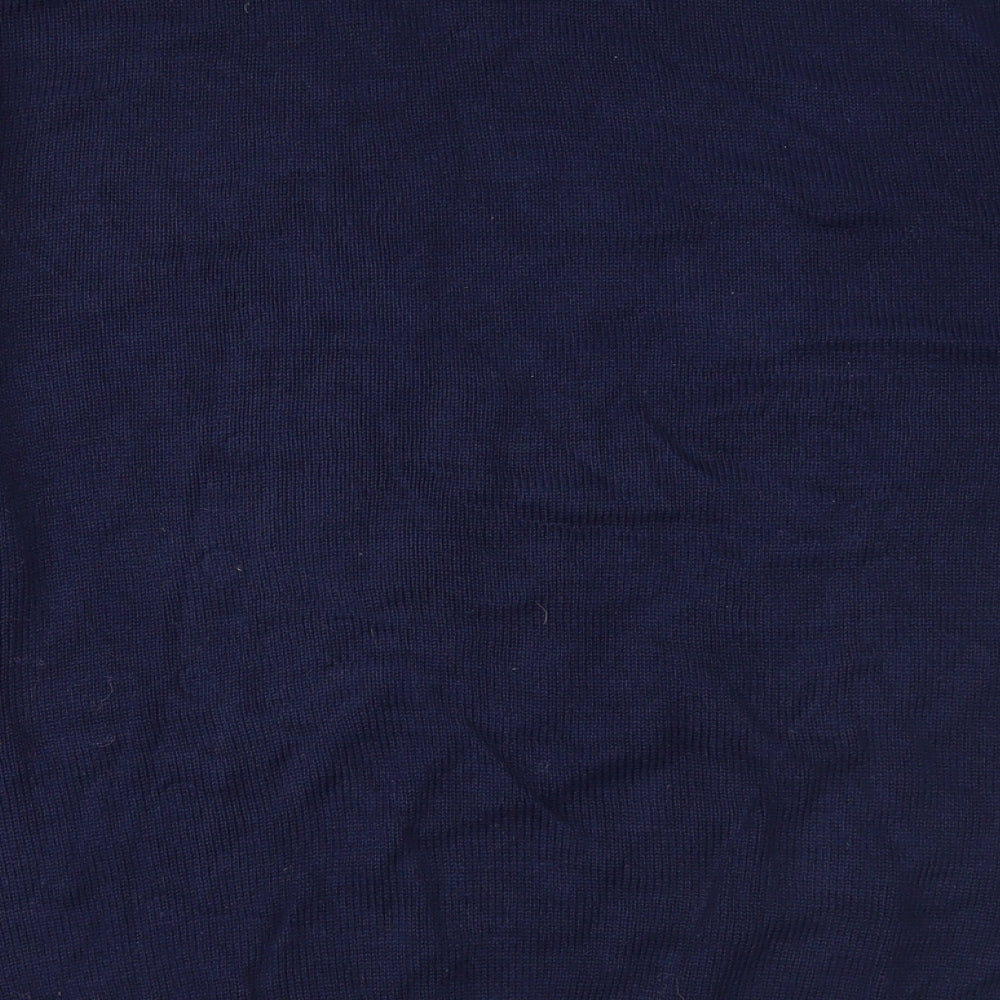 TU Mens Blue Fair Isle Knit Pullover Jumper Size M  - Xmas jumper