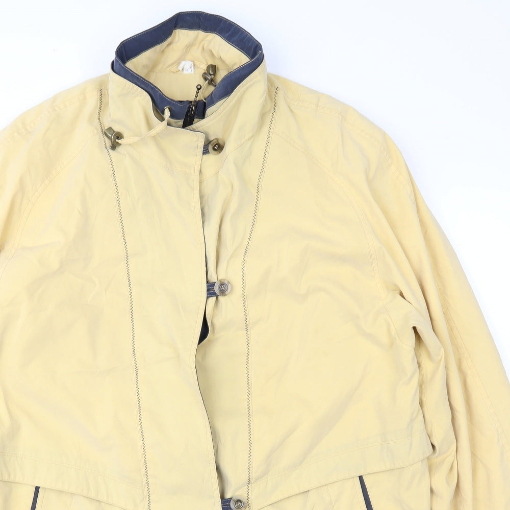 Astraka Womens Yellow   Overcoat Coat Size 14