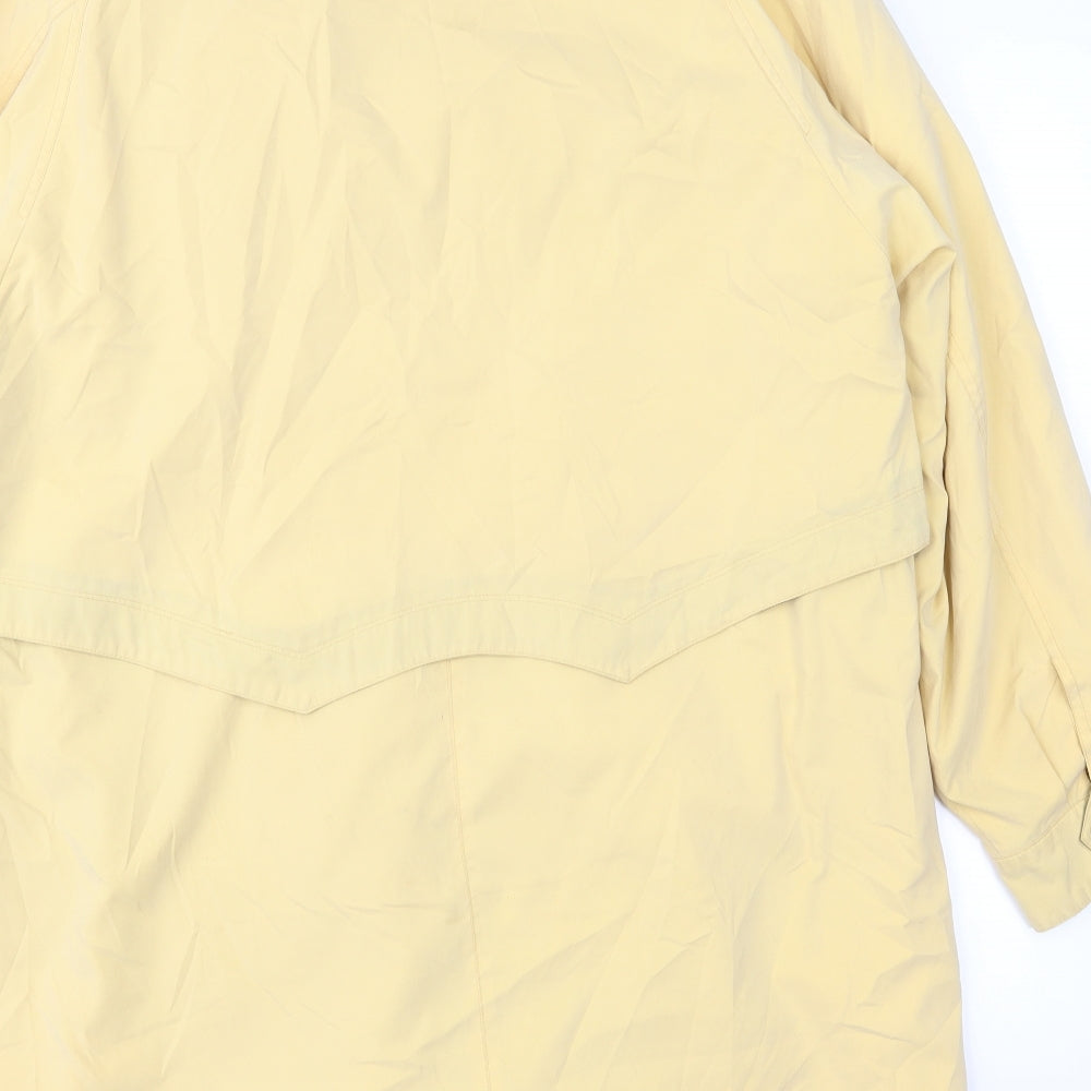Astraka Womens Yellow   Overcoat Coat Size 14