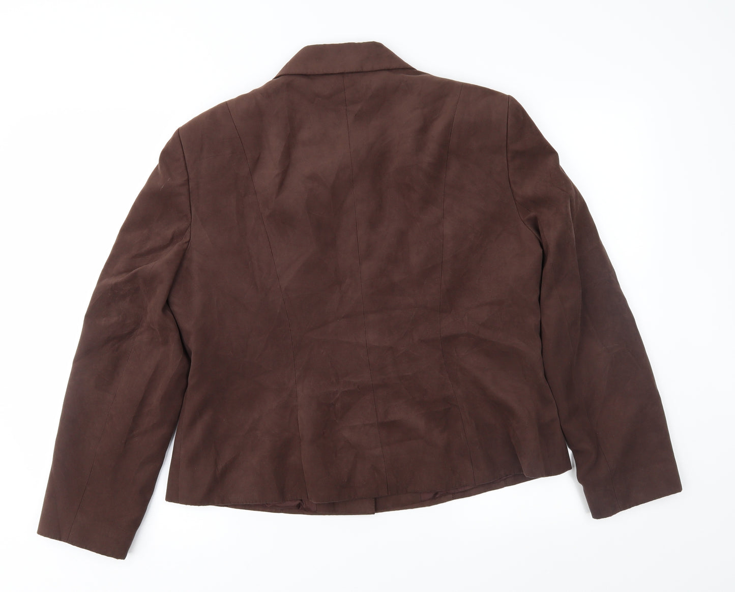 Anne Brooks Womens Brown   Jacket  Size 16