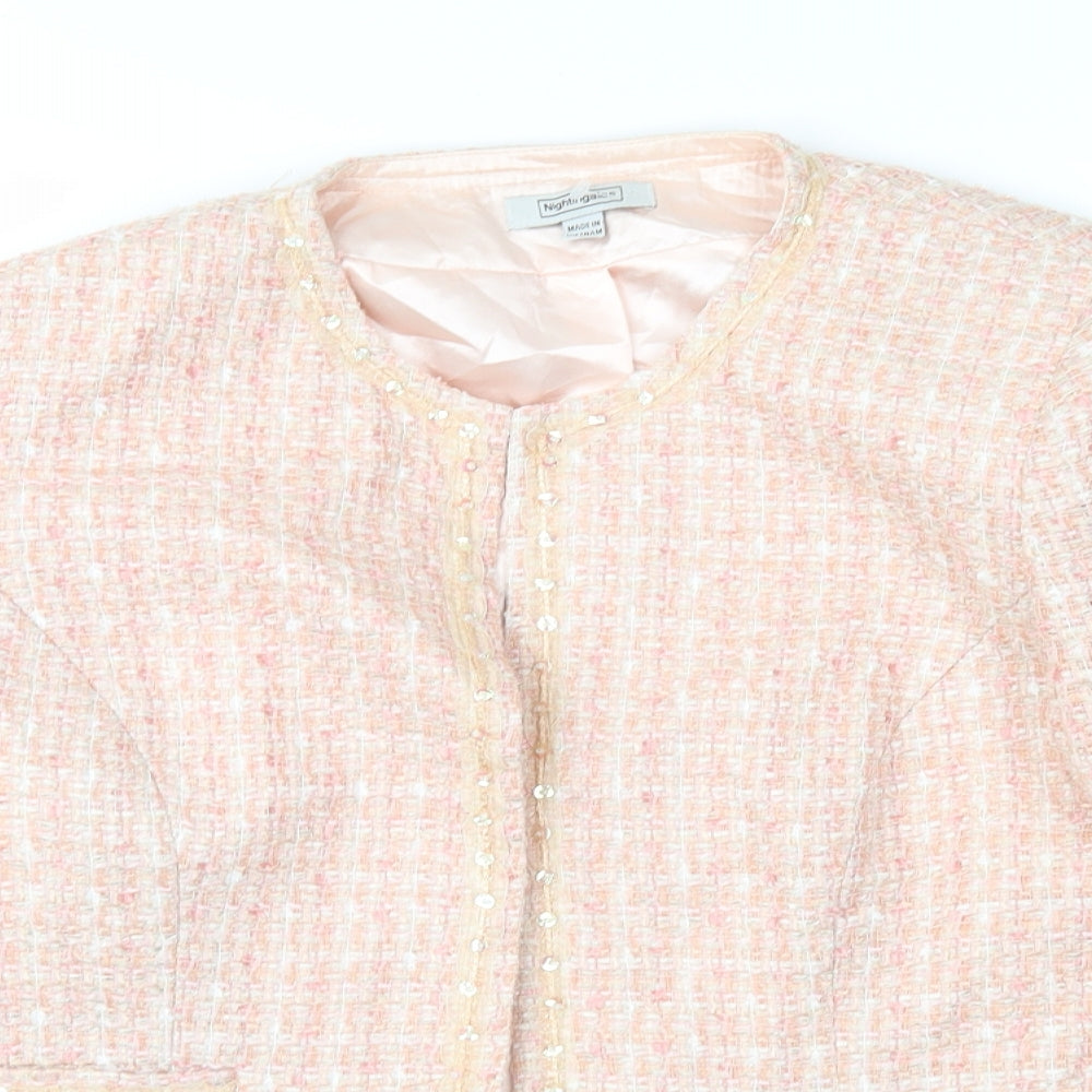 Nightingales Womens Pink   Jacket  Size 16