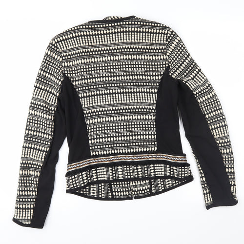 H&M Womens Brown Geometric  Jacket  Size 8
