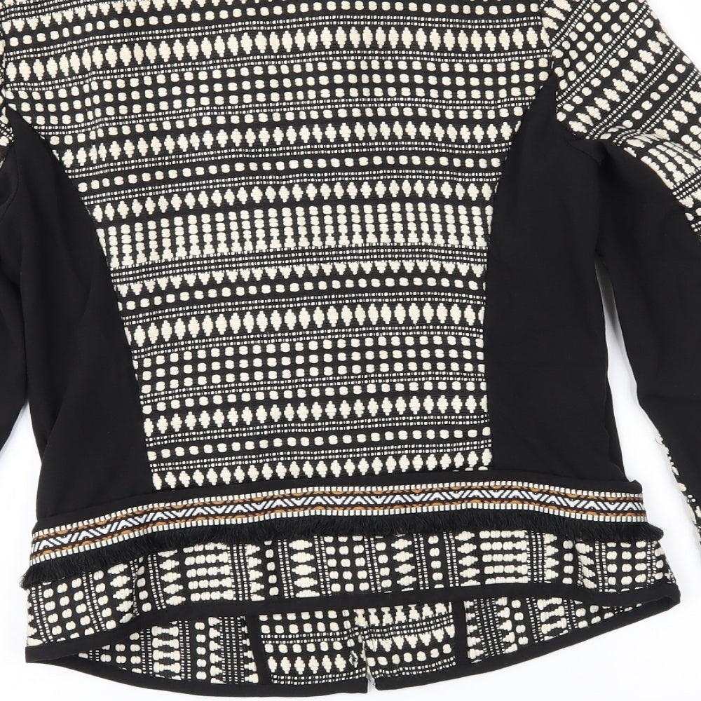 H&M Womens Brown Geometric  Jacket  Size 8