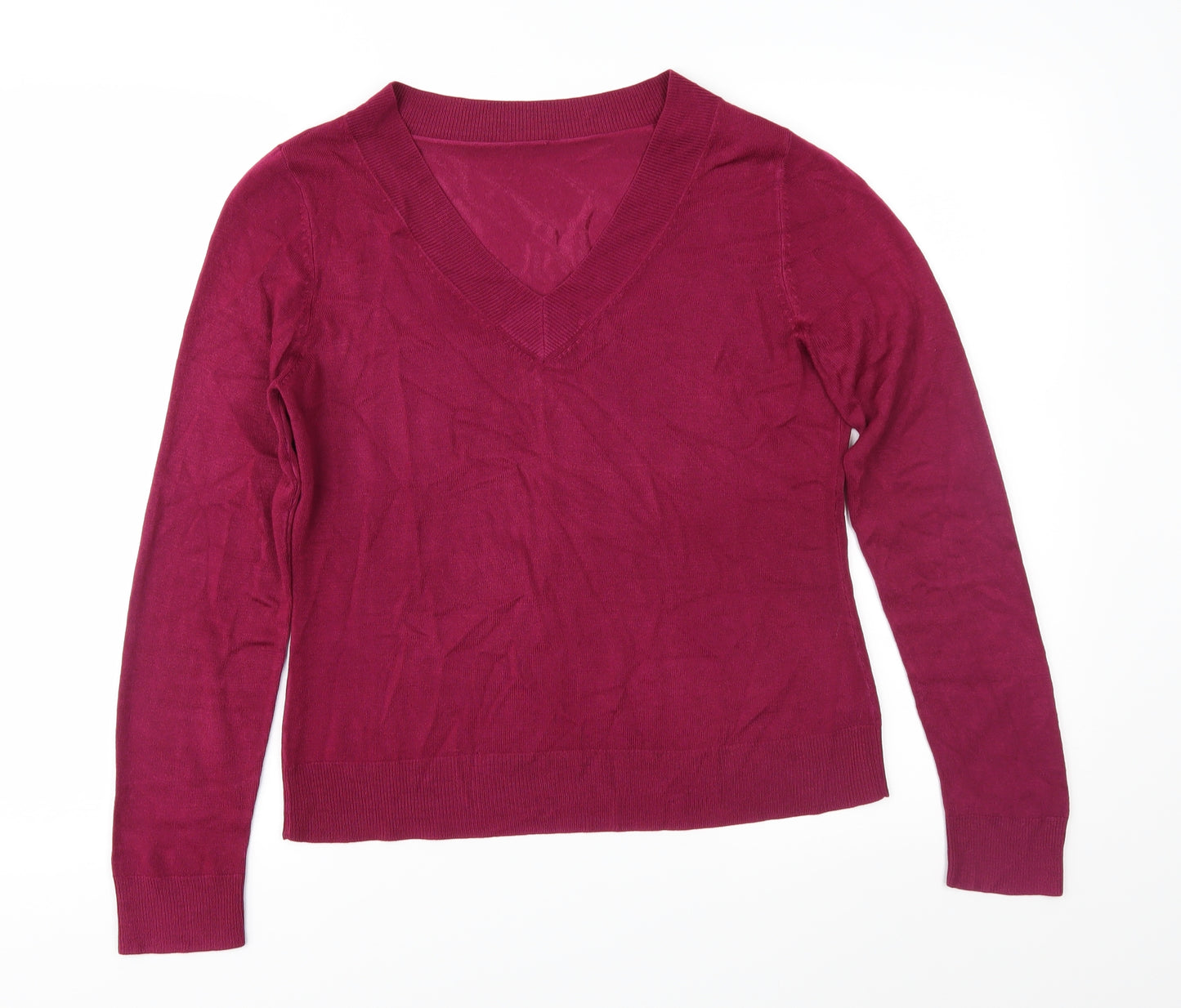 BHS Womens Purple  Knit Pullover Jumper Size 10
