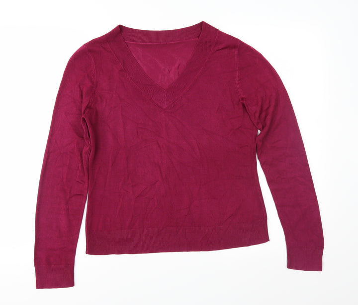 BHS Womens Purple  Knit Pullover Jumper Size 10
