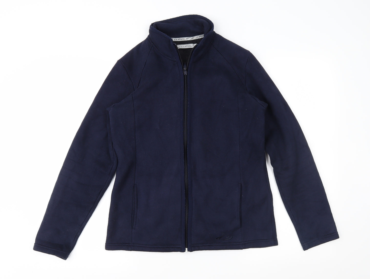 U.S. Athletic Womens Blue  Fleece Jacket  Size 10