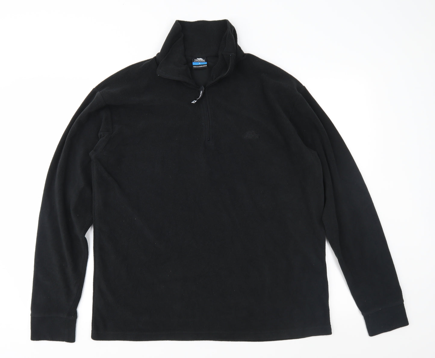 Trespass Mens Black  Fleece Jacket  Size L