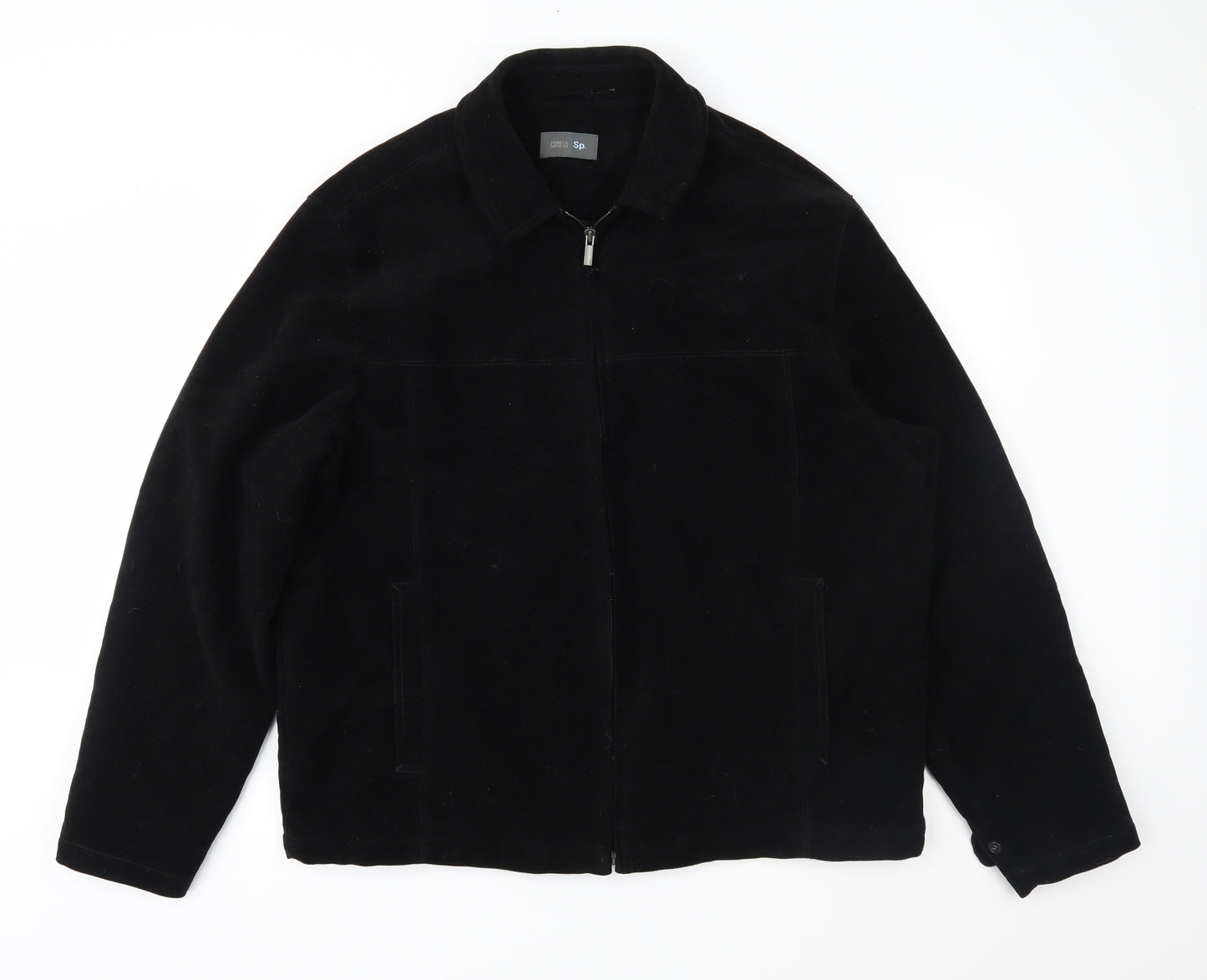 Marks and Spencer Mens Black  Velvet Jacket  Size L