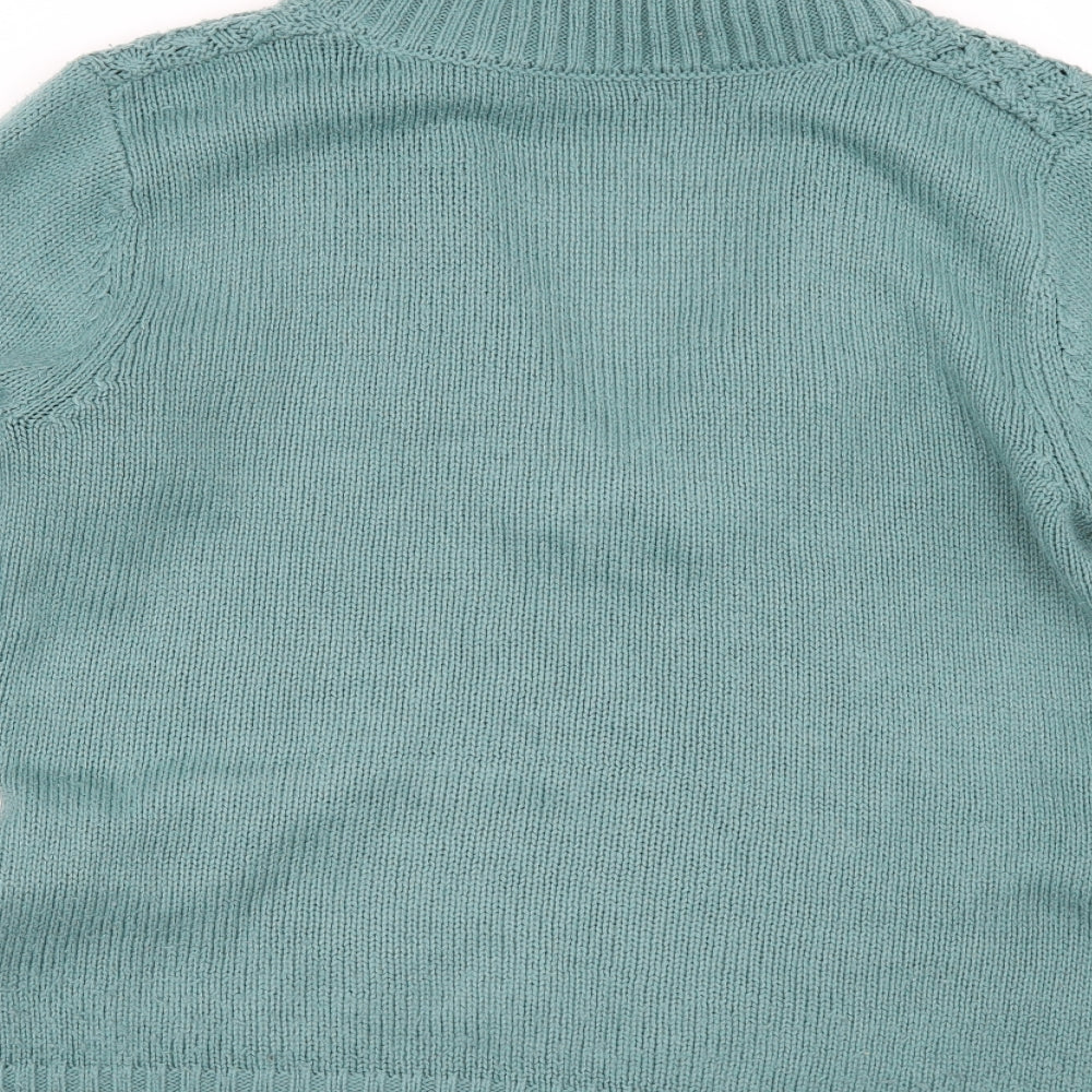 BM Womens Green   Pullover Jumper Size S